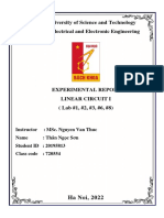 Experimental report LC1 THÂN NGỌC SƠN 20195813