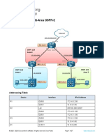 9.1.2 Lab - Implement Multi-Area OSPFv2