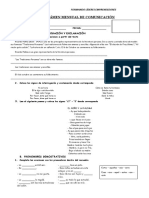 Examen Mensual de Comunicación