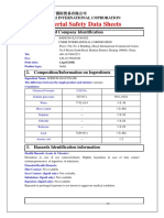 MSDS Sodium Gluconate