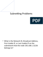 Subnetting Problems