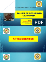 Taller de La Seguridad Ciudadana Tumbes