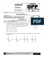 Physics Revision Dpp-7 English