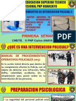 Tecnicas y Procedimientos de Intervencion Policial Resumen