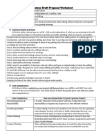 CLC 12 - Capstone Draft Proposal Worksheet