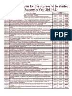 Colleges Fee Structure