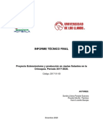 Informe Final Proyecto Extensionismo y Producción en Jaulas Flotantes en La Orinoquia