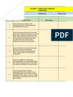 Store Audit Checklist