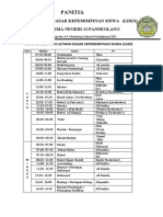 Jadwal Kegiatan LDKS