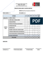 Cuadro Distribución de Horas Coordinador