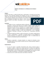 Educação e Conhecimento Rousseau e A Formação Do Emilio