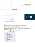 Teoría y Práctica Cónicas