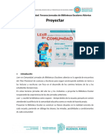 LEER EN COMUNIDAD - PROYECTAR - Documento Base