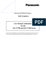 Panasonic KX-TA624 User Manual