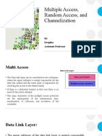 Data Link Layer-III Multiple Access, Random Access, and Channelization