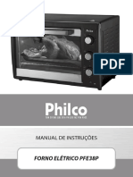 Forno Elétrico Philco PFE38P Com Função Timer Preto - 38l 1