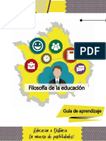 Guía de Aprendizaje - Filosofía de La Educación