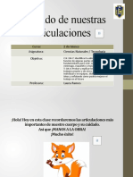 Drive CS Naturales y Tecnología-2°básico-Articulaciones-Semana Del 26 de Octubre