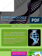 Biotechnology Principles and Processes