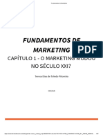 Gra0061 Fundamentos de Marketing - Capítulo 1 - o Marketing Mudou No Século 21