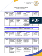 1er Año - Temario para El Examen Final