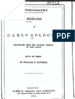 Memoirs of Carlo Goldoni