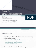 Simulation Modelling