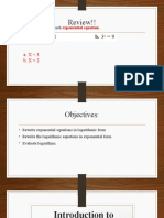 Logarithmic Functins