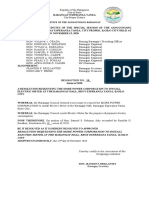 Minutes and Resolution For More To Install Electric Meter