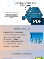 Human Development Index (HDI)