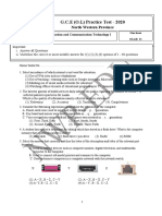 G.C.E (O.L) Practice Test - 2020: North Western Province