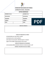 Intervencion Psicologica de Pareja