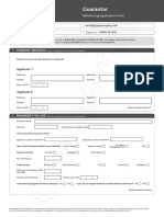 Guarantor Application Form