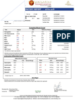 Complete Blood Count: Test Reference Range Unit Methodology