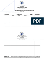 Feedback On The 8 Week LRC and Learning Recovery Plan