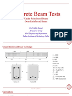 Concrete Beam Tests