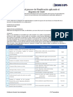 Elaboramos El Proceso de Planificación Aplicando El Diagrama de Gantt - RECURSOS PARA 1-2 SECUNDARIA