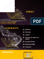 Amdec: Présentée Par: ENNAKOUS IHSSAN Encadrée Par: TALBAOUI AHMED