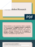 Mixed Method Research