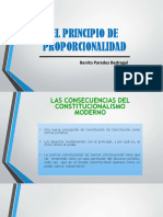 Principio de Proporcionalidad y Ponderacion Como Procedimiento