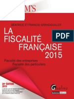 La Fiscalité Française 2015