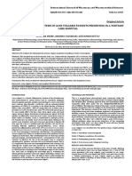 A Study of Clinical Pattern of Acne Vulgaris Patients Presenting in A Tertiary Care Hospital