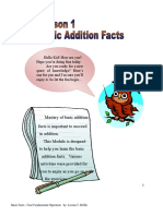 Basic Facts - Module in Math 4