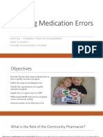 Reducing Med Errors