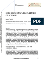 Franklin, Sarah - Science As Culture, Cultures of Science