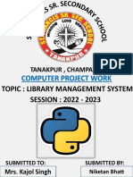 Library Management System Project