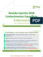 Revisão Exército 2018 Conhecimentos Específicos: Enfermeiro