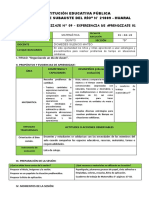 Sesión de Aprendizaje 9 Expe. 1 (01-04-22)