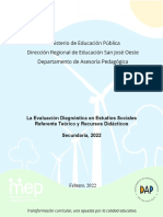 La Evaluación Diagnóstica en Estudios Sociales