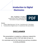 Unit-1-Introduction To Digital Electronics